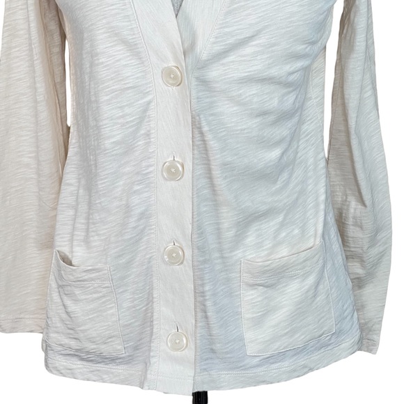 Talbot’s Petites Lightweight Cotton Button Front Cardigan Size Petite NWT - Picture 5 of 13